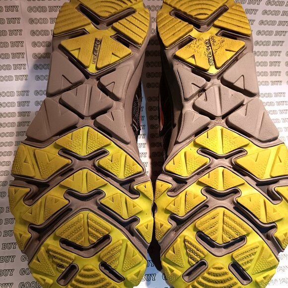 NIKE FLEX TRAIL 2 RUNNING SHOES, MEN'S SIZE 10, GRAY/ORANGE, - Picture 5 of 6